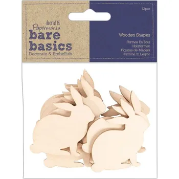 WEST DESIGN Králíci - dřevěné dekorace - 12ks