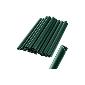 Spony na plotové pásky - zelená, sada 20ks