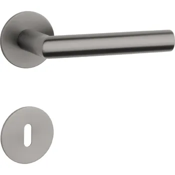 SH - OVAL - R 1750 3SM rozety BB, klika/klika T PVD - Titan PVD