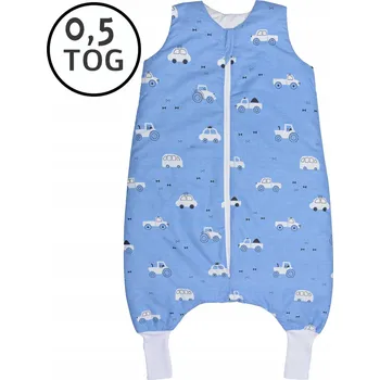 Zavinovačka LETNÍ Spací pytel s nohavicemi 56-68 XS 0,5 TOG BAVLNA 100% PRODUKT POLSKÝ