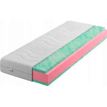 Matrace Matrace pěnová 100x190 cm, 20 cm vysoká, středně tvrdá H3/H4, oboustranná, HR pěna