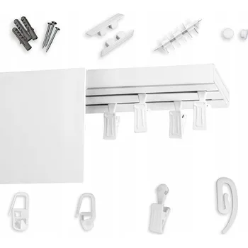 Obraz PVC stropní lišta dvoukolejnicová s krytem 9 cm, délka 120 cm