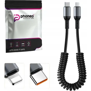 Datový kabel Kabel Phoneo USB-C - Apple Lightning 1,5 m černý