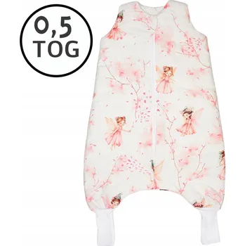 Zavinovačka LETNÍ Spací pytel s nohavicemi 56-68 XS 0,5 TOG BAVLNA 100% PRODUKT POLSKÝ