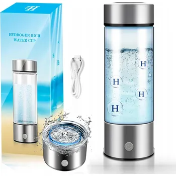 Obraz Generátor vodíku Ionizátor vody Vodíkový pohár Přenosný skleněný 420 ml