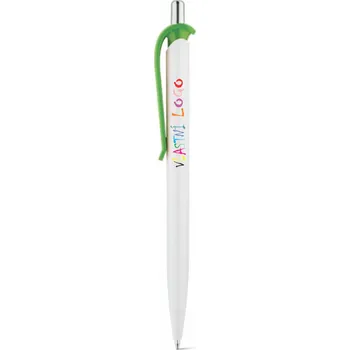 ON-DESIGN Kuličkové pero ABS s klipem ANA s vlastním potiskem Barva: trávově zelená