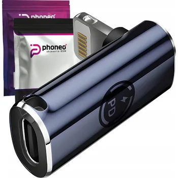 Datový kabel ADAPTÉR PŘEVODNÍK PHONEO Z USB-C NA LIGHTNING IPAD IPHONE 27W PD3