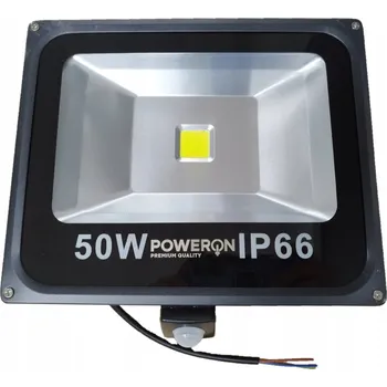 LED reflektor 50W LEDSOURCE černý IP66 s pohybovým a soumrakovým senzorem