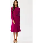 Dámské šaty STYLOVE S347 PLUM M