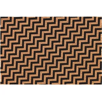 KOKOSOVÁ ROHOŽKA PŘED DVEŘE 40X60 cm TREND HIT ANTYPOŚLIZGOWA VZOR