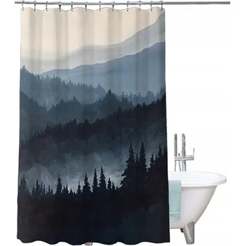 Sprchový závěs Závěs do sprchy vinylový Ecarla 200 x 180 cm