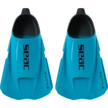 Ploutve Krátké plavecké tréninkové ploutve SEAC SHUTTLE FLEX 100% silikon, velikost 38-39