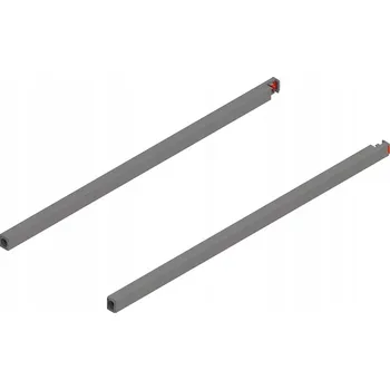 Nábytkové kování BLUM ZR4.550RS Podélná tyč/zábradlí MERIVOBOX, délka = 550 mm, šedá indium mat