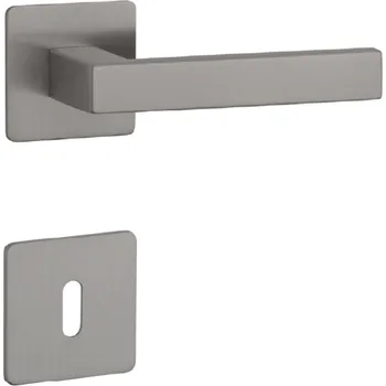 SH - KVADRAT - HR 1760 3SM rozety BB, klika/klika T PVD - Titan PVD