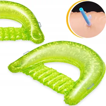 NAFUKOVACÍ KŘESLO do VODY s opěrkou na plavání k bazénu na pláž s držákem lehátko do vody