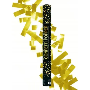 Konfeta Konfety zlaté proužky 60 cm Party Narozeniny