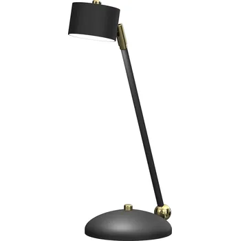 Stojací lampa Stolní lampa Arena, 1x černé kovové stínítko, b/g