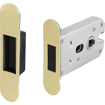 MPK - Magnetický zámek s protiplechem OLS - Mosaz broušená