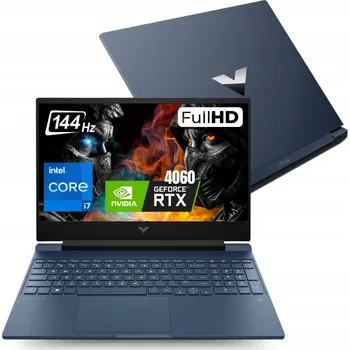 Notebook Notebook HP Victus Gaming 15 32 GB WIN11 pro hraní her 15,6" Intel Core i7 32 GB / 2048 GB modrý