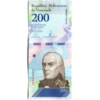 VENEZUELA. 200 bolivares 2018. Pi. 107A.