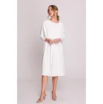 Dámské šaty STYLOVE S403 ECRU S/M