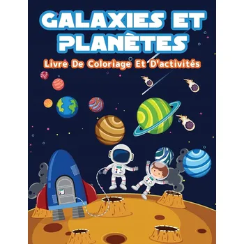 omalovánky Omalovánka a kniha úkolů „Galaxie a planety“: