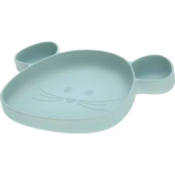 Talíř Talířek Lassig modrý silikonový