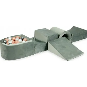 Dětské hřiště Pěnové dětské hřiště - tunel bazén micro šedé