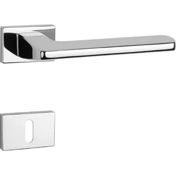 Dveřní kování AS - YUKA - RT 7S rozety PZ, klika/klika OC - Chrom lesklý