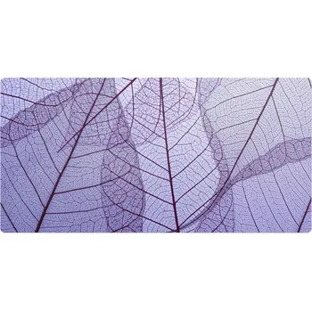 Obraz Moderní vinylová podložka pod klávesnici Listy v jemném provedení 90x45 cm