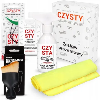 Kosmetická sada DÁRKOVÁ SADA QUCIK DETAILER PARFÉM PŘÍVĚSEK 2X MIKROVLÁKNO