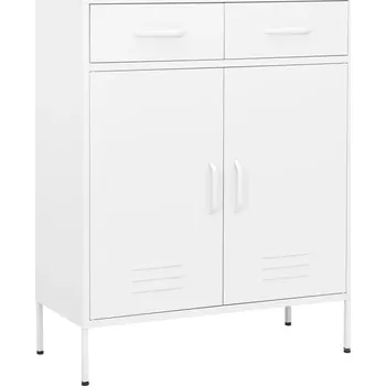 Komoda Komoda VidaXL 80 x 35 x 101,5 cm bílá matná