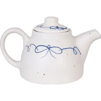 Konvice na čaj Keramická čajová konvička Viola Bow Blue 750 ml