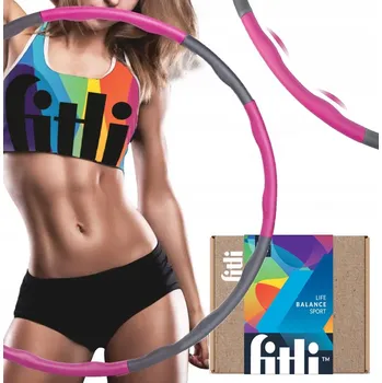 Obraz Fitli Hula hoop s výstupky 95 cm růžová