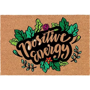 KOKOSOVÁ ROHOŽKA DO DOMU POD DVEŘE 40X60 POSITIVE ENERGY HIT VZOR