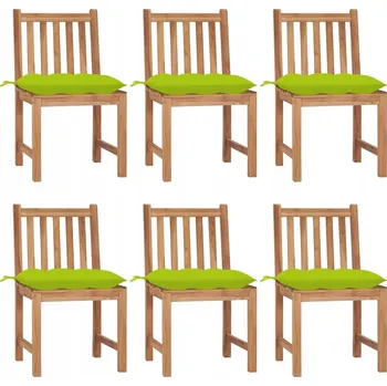 Zahradní židle VidaXL dřevo zelená