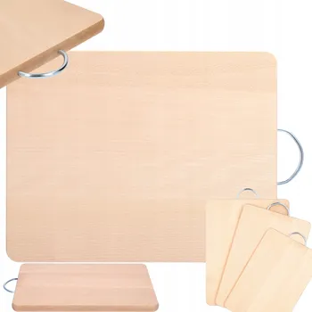 Kuchyňské prkénko Mwood Dřevěné prkénko s kovovou rukojetí Malé 24x16 cm na krájení