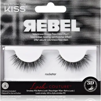 Péče o řasy a obočí KISS Rebel umělé řasy Rockstar 2 ks