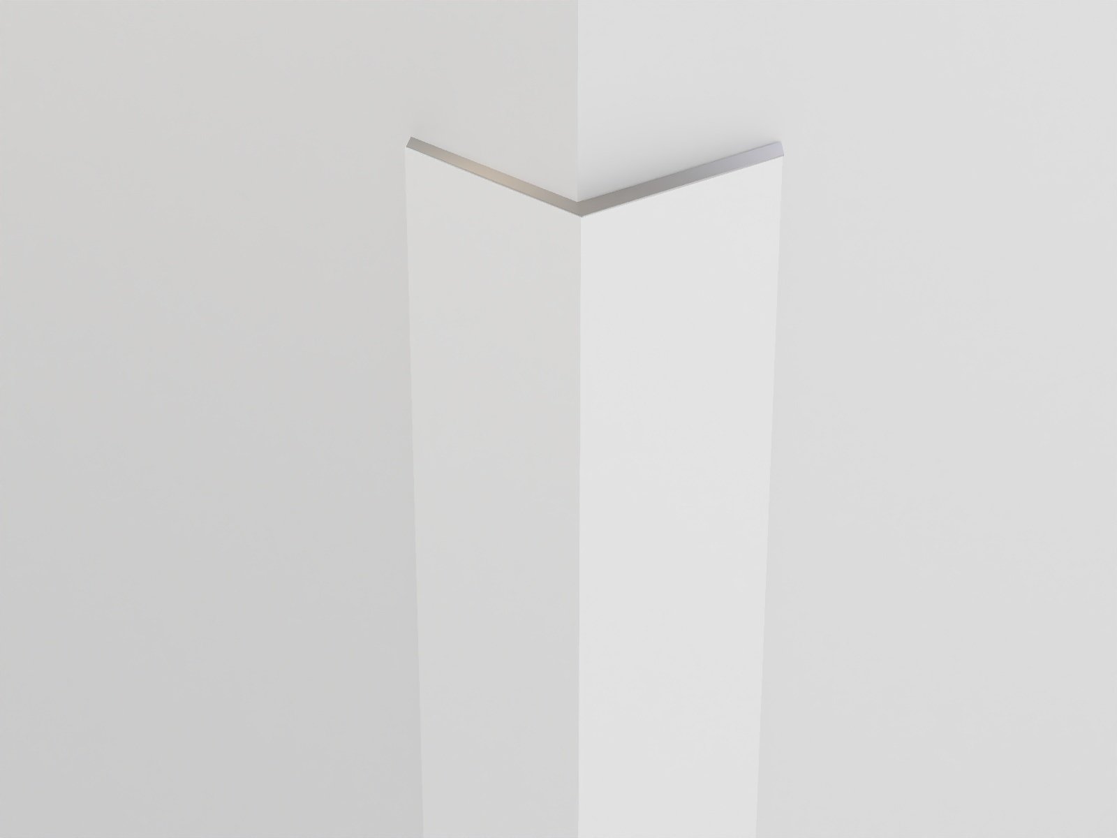 BUKOMA Lišta k ochraně rohu 15 x 15 mm, hliník, různé barvy a délky Barva a délka: Lakovaná bílá, 1,3 m