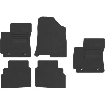autokoberec Kobercové rohožky Edecor velurové 5 ks
