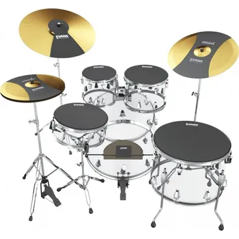 Bicí nástroj EVANS SOUNDOFF FUSION PACK set pro tiché cvičení 82618