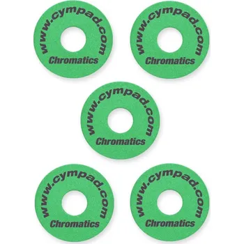 Příslušenství k elektronickému bicí PODLOŽKA CYMPAD CHROMATICS pěnová,5ks,40x15mm,green 95813