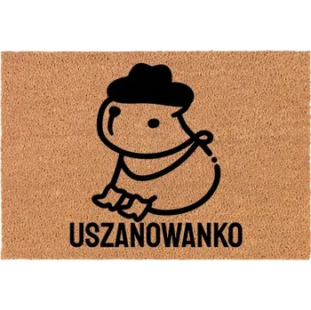 Rohožka Kokosová rohožka hotová 60 x 40 cm