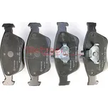 Metzger 1170065 Sada brzdových destiček, kotoučové brzdy