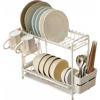 Odkapávač na nádobí Dvoupatrový odkapávač na nádobí