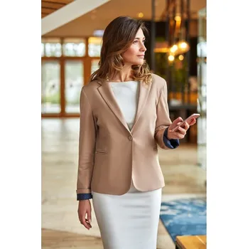 Dámská bunda Dámské sako STYLOVE S154 BEIGE L