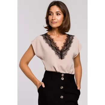 Dámská halenka STYLOVE S206 BEIGE S