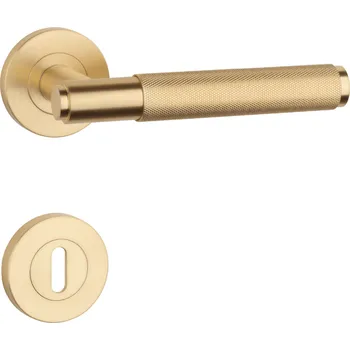 SH - OVAL - R 1741 PRO 8 MM rozety BB, klika/klika OLS - Mosaz broušená