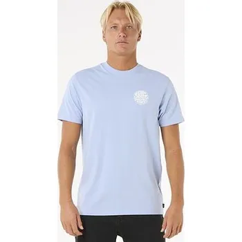 Pánské oblečení tričko Rip Curl WETTIE ICON TEE Ice Blue velikost XS