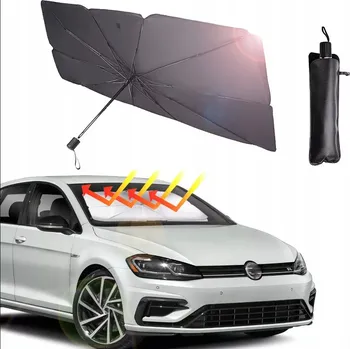 Stínítko do auta SLUNEČNÍ CLONA UV OCHRANA DO AUTA NA PŘEDNÍ SKLO